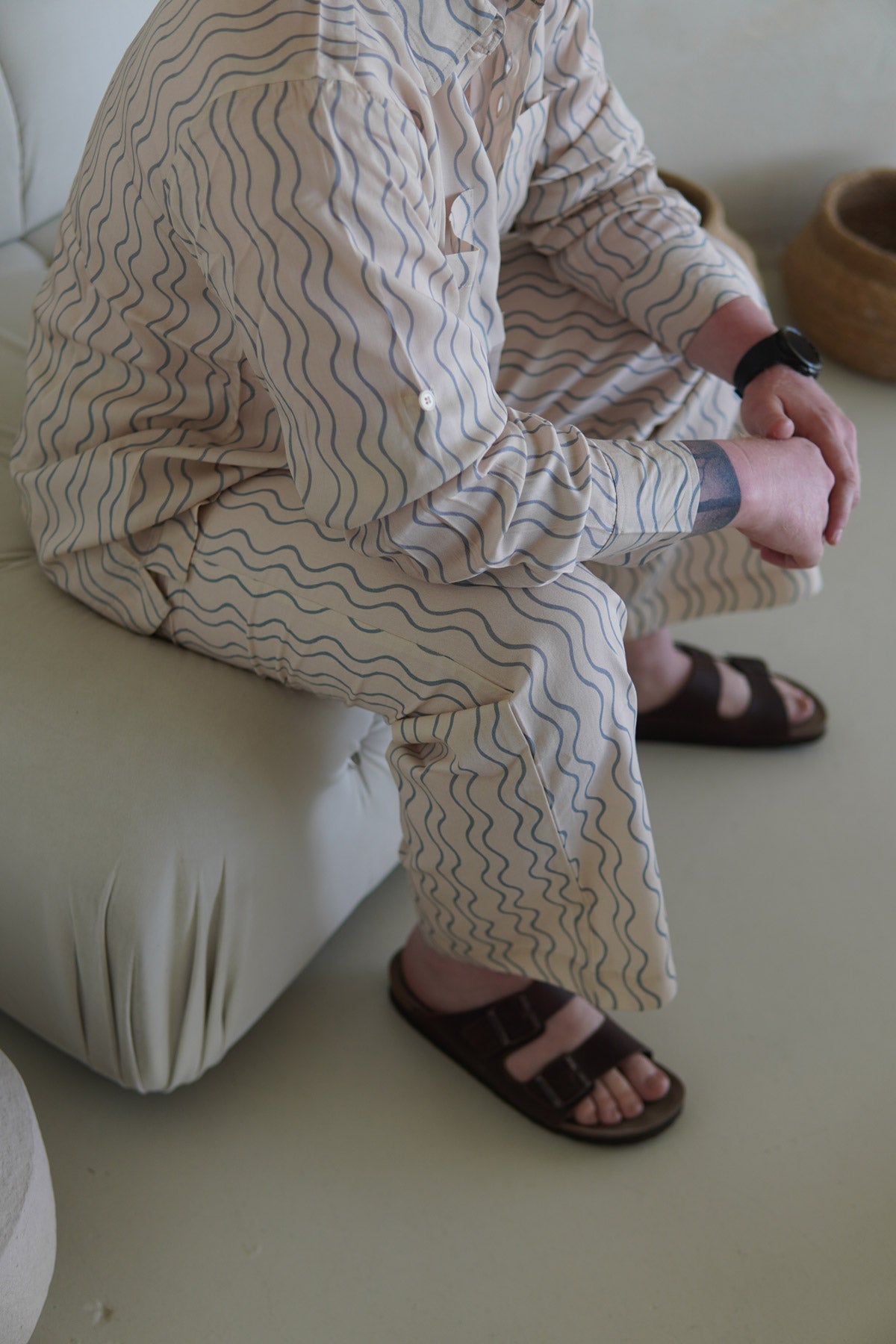 Flowline Pant ~ Ocean Lines