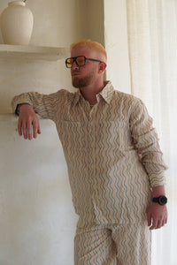 Shoreline Shirt ~ Ocean Lines