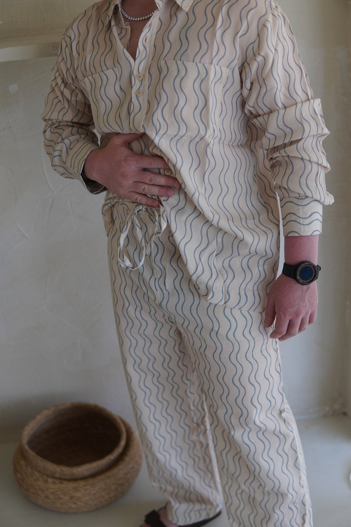 Flowline Pant ~ Ocean Lines