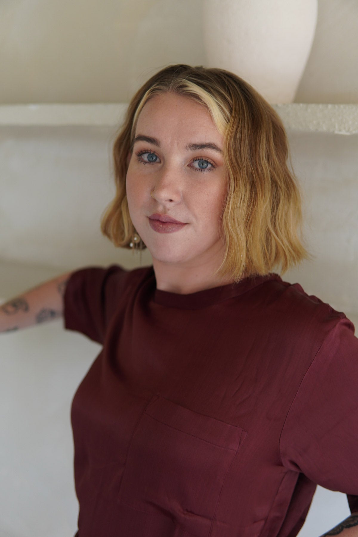 Mono Tee - Dark Plum