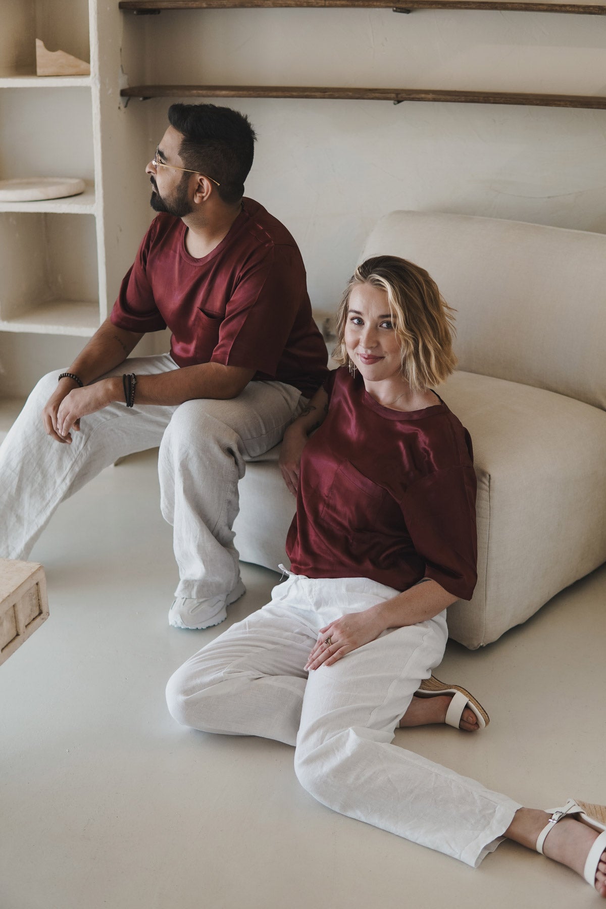 Mono Tee - Dark Plum