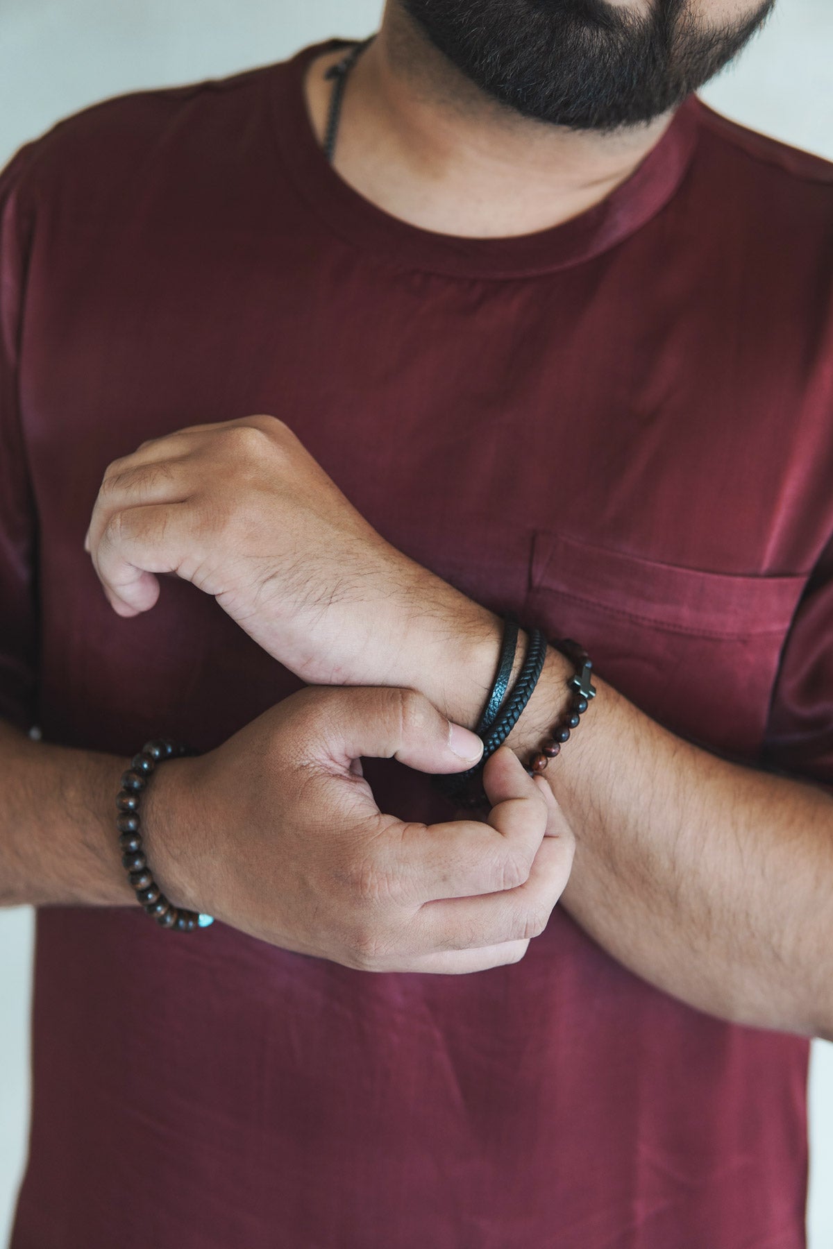 Mono Tee - Dark Plum
