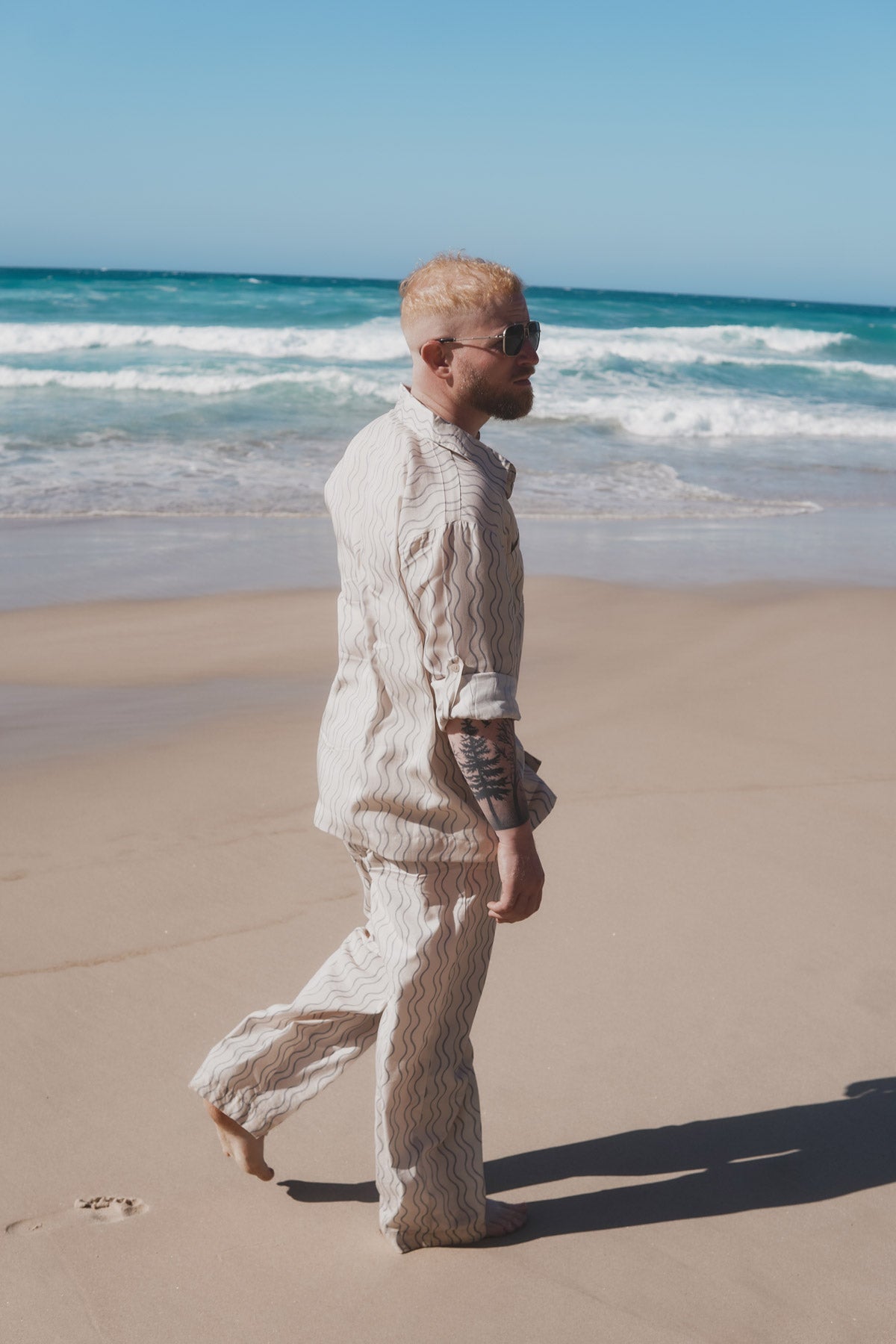 Shoreline Shirt ~ Ocean Lines